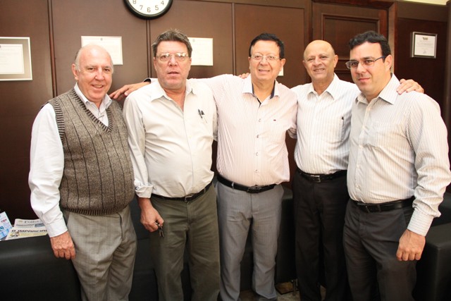 Elias Chediek e Dr. Helder recebem o Deputado Federal Dr. Sinval Malheiros