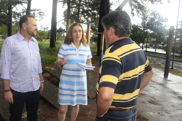 Juliana Damus pede melhorias no Parque do Jardim Botânico