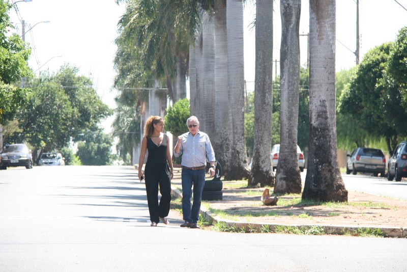 Thainara visita pontos com risco de acidente de trânsito